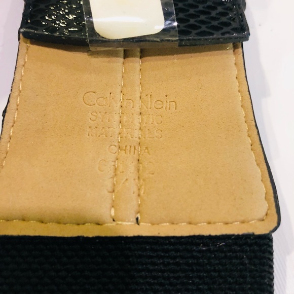 Calvin Klein | Black Elastic Stretch Belt - Picture 7 of 8
